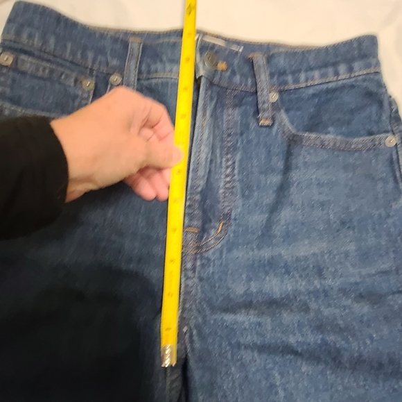 Madewell Blue Straight Leg Jeans - Picture 8 of 12